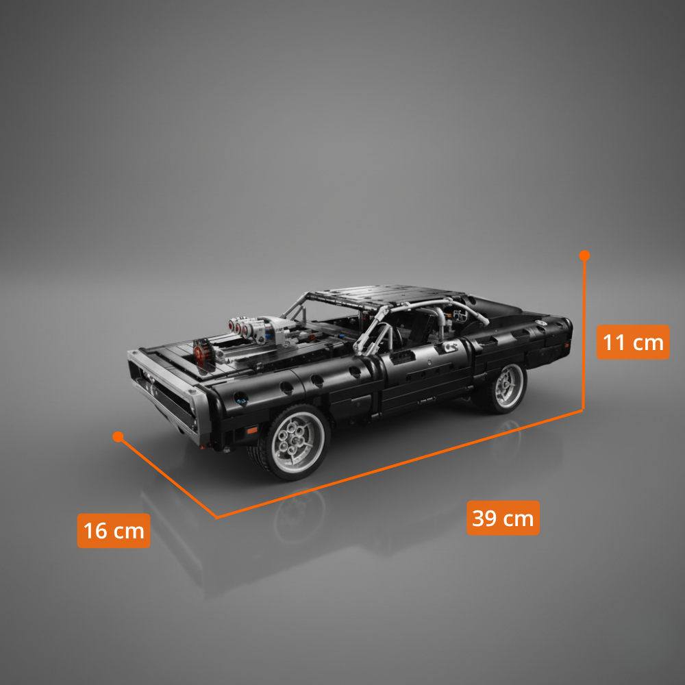 Charger 1970: Muscle Car Clásico (1077 pzas)