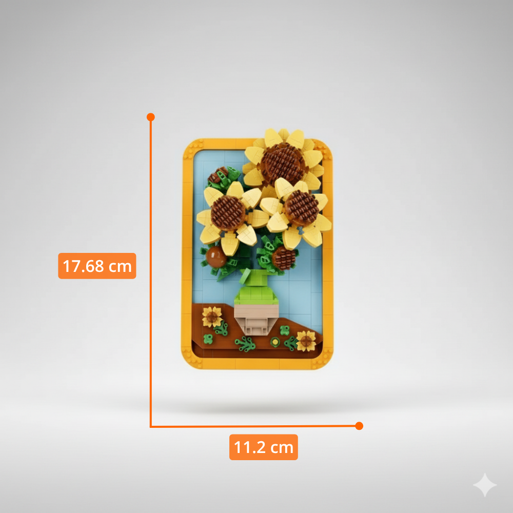 Lienzo de Girasoles (871 micro-pzas)