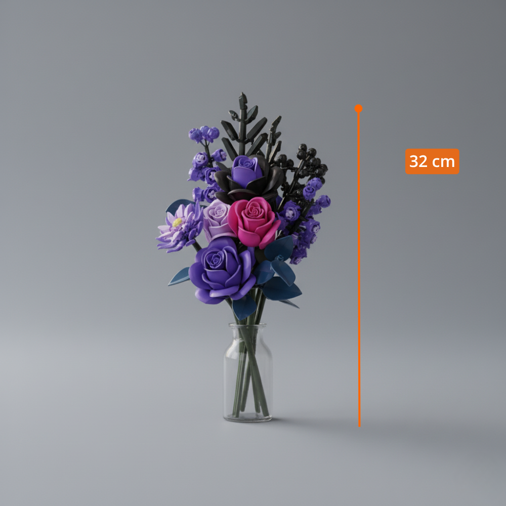 Ramo de Rosas Púrpuras (724 pzas)