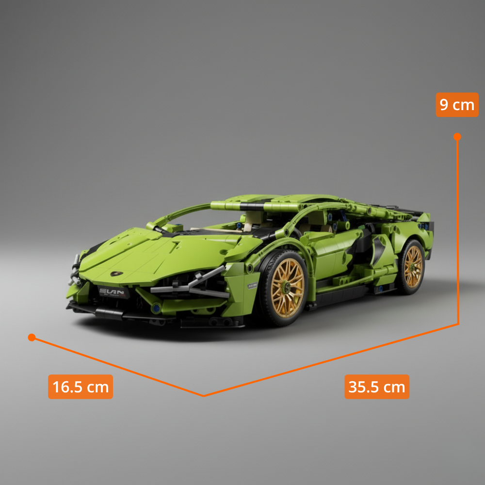 Quimera V14 Escala 1:14 with RC and Motor (1280 pzas)