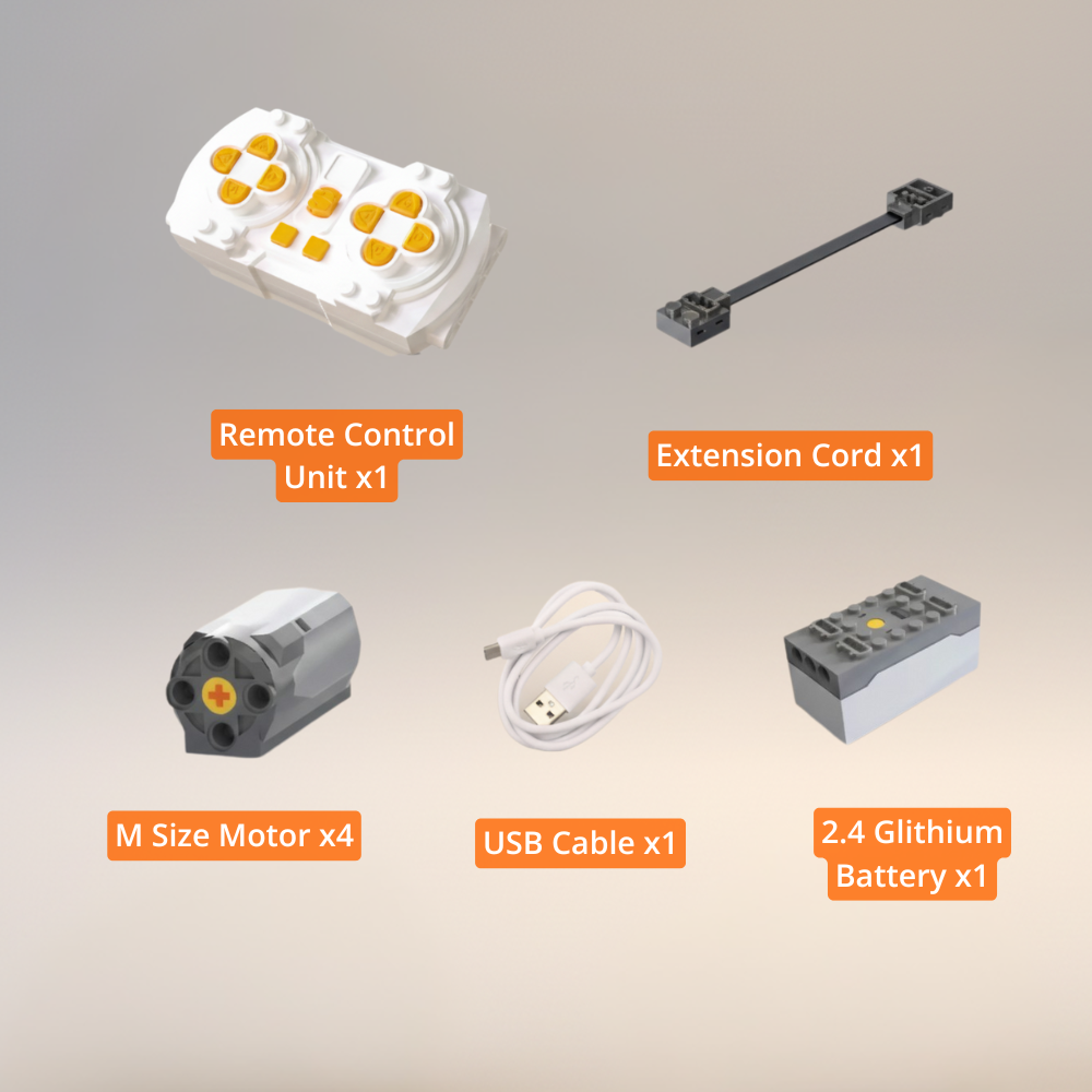 Brazo Robótico Programable T2007 con batería y 4 motores (784 pzas)