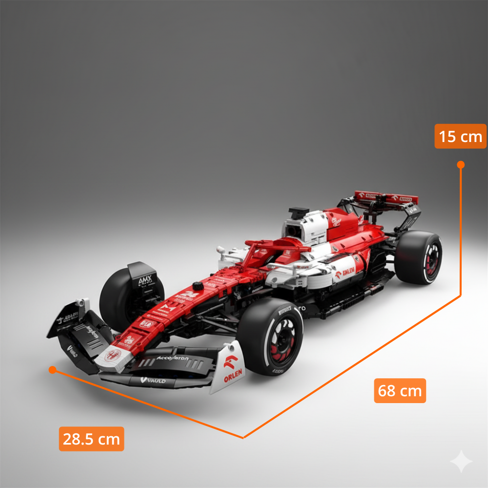 F1 Alfa Romeo: Kit de Colección Escala 1:8 (1700 pzas)