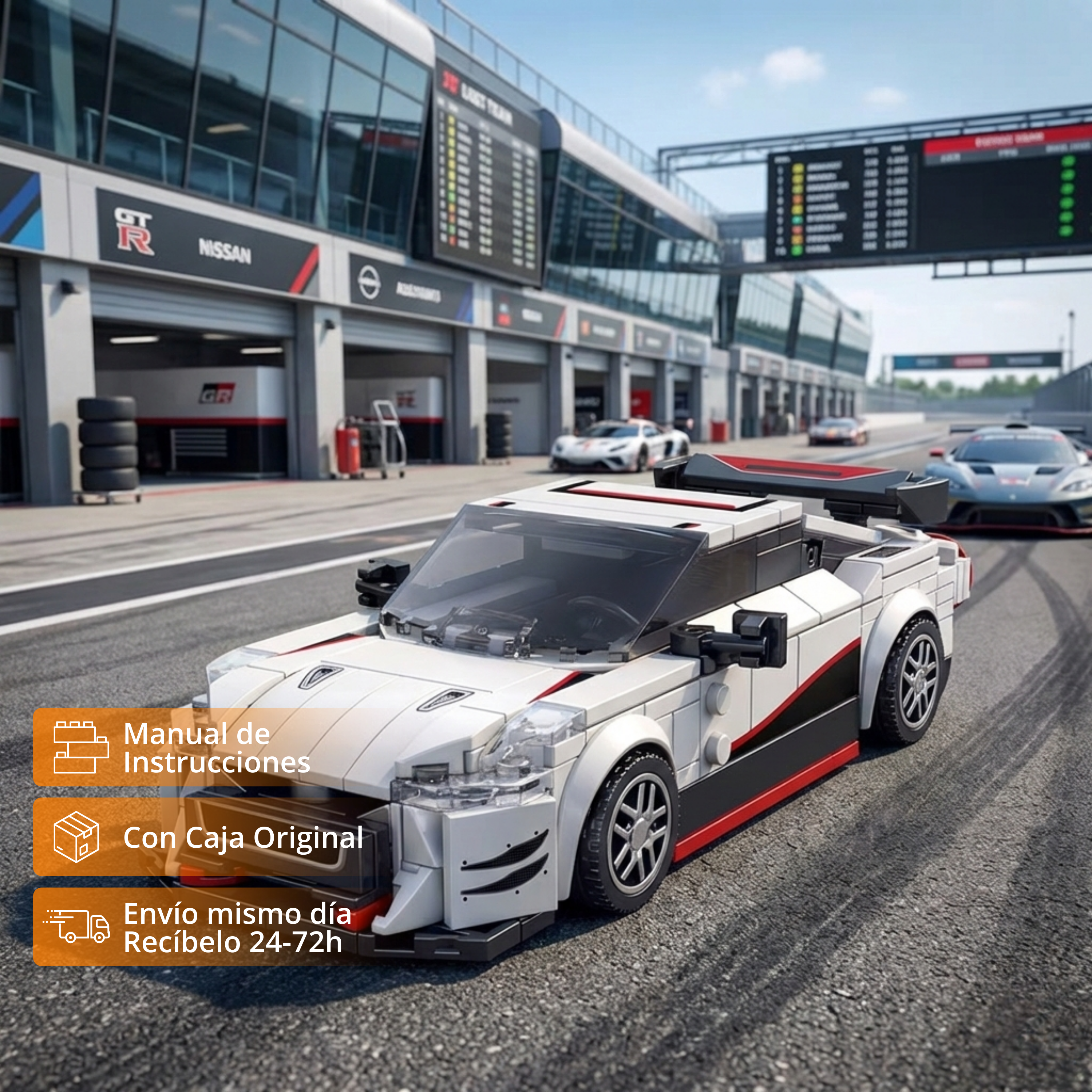 TYCOLE Deportivo Blanco con vitrina acrílica (317 pzas)