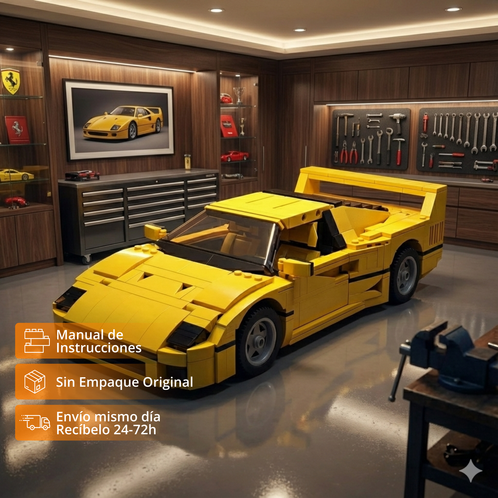 F40: Super Deportivo  (1192 pzas)