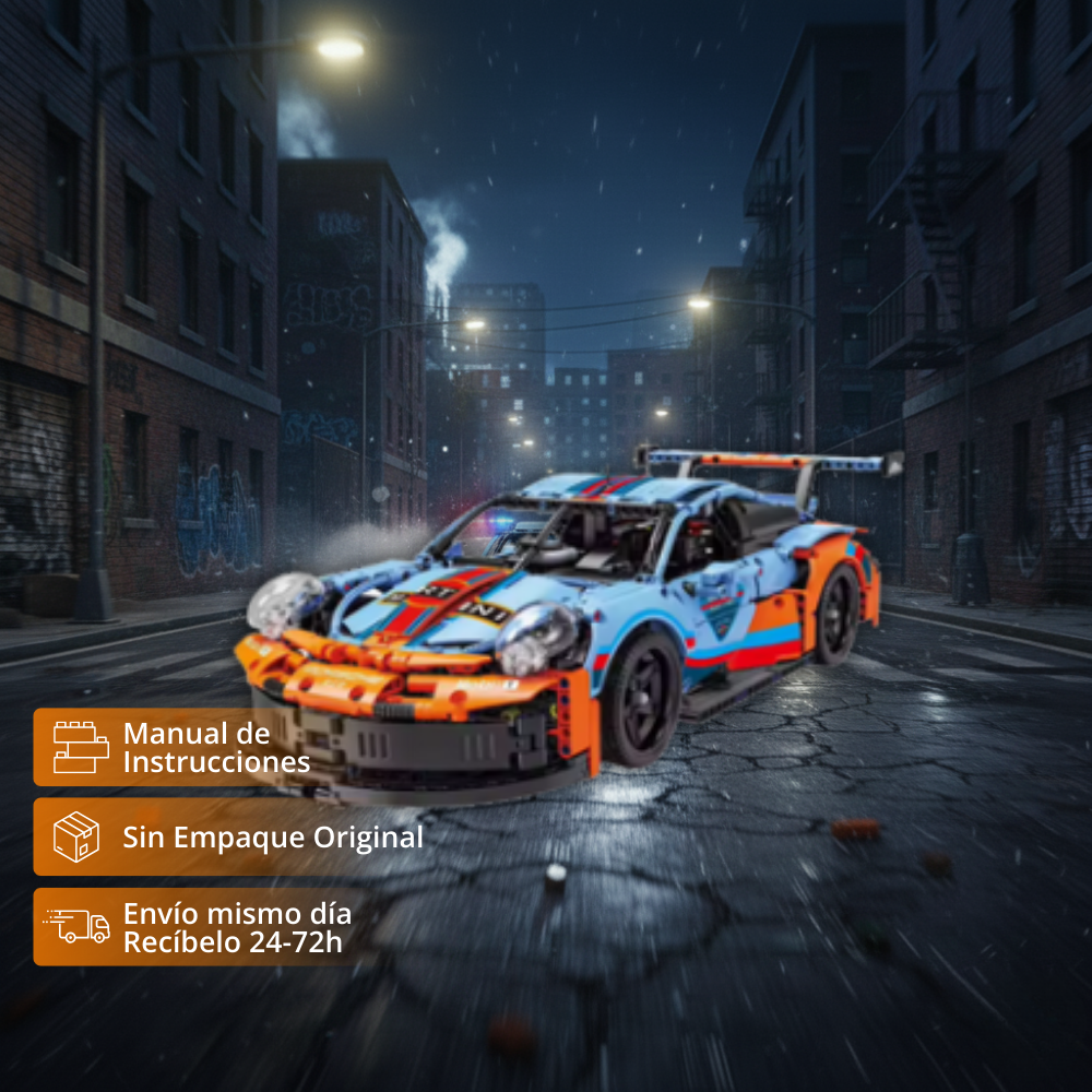 911 RSR Deportivo Naranja Escala 1:10 (1680 pzas)