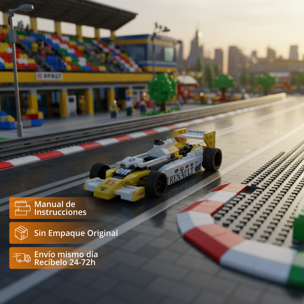 F1 Renault RS10 Mini: Kit de Colección (205 pzas)