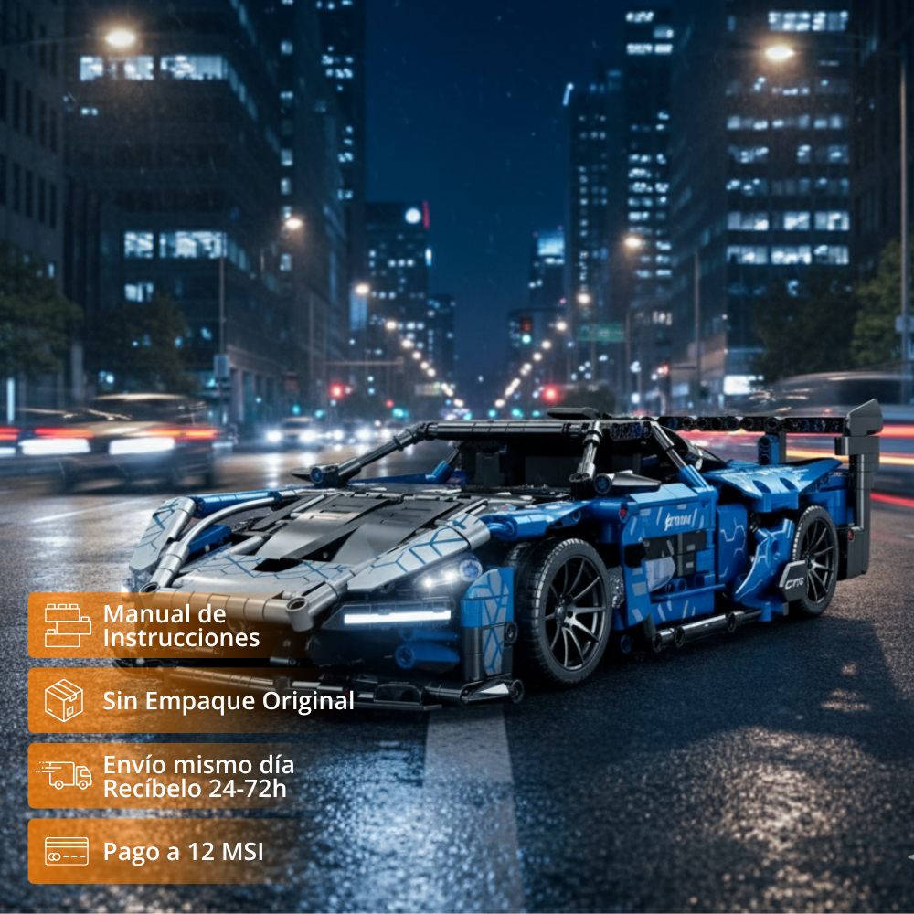 McLaren Senna GTR Escala 1:14 (1404 pzas)