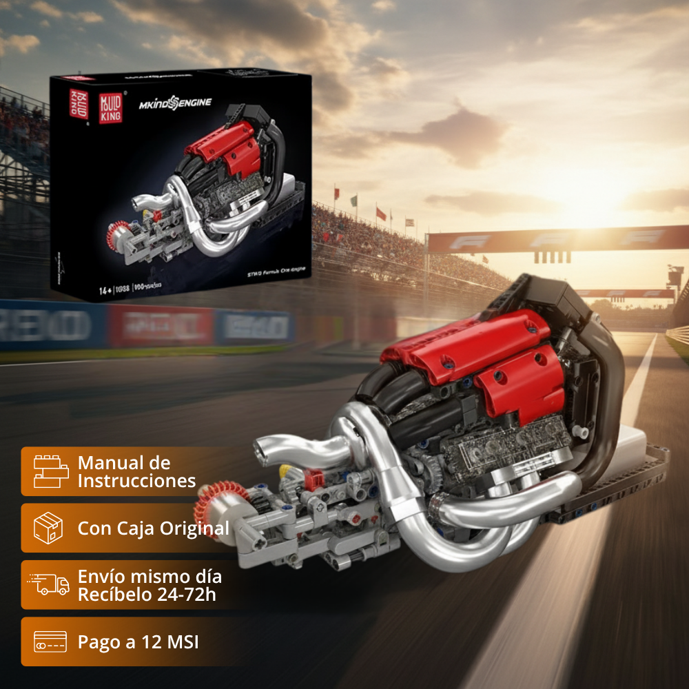 Motor F1 STR13 con batería y motor eléctrico (980 pzas)