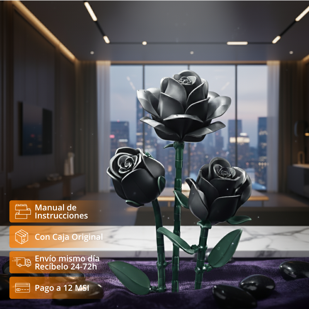 Rosa Ébano (152 pzas)