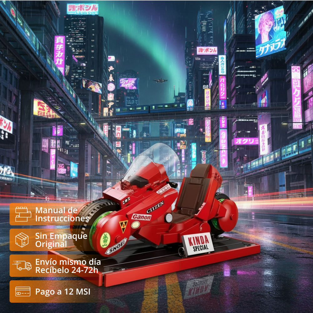JIESTAR Motocicleta Akira Kaneda Cyberpunk (231 pzas)