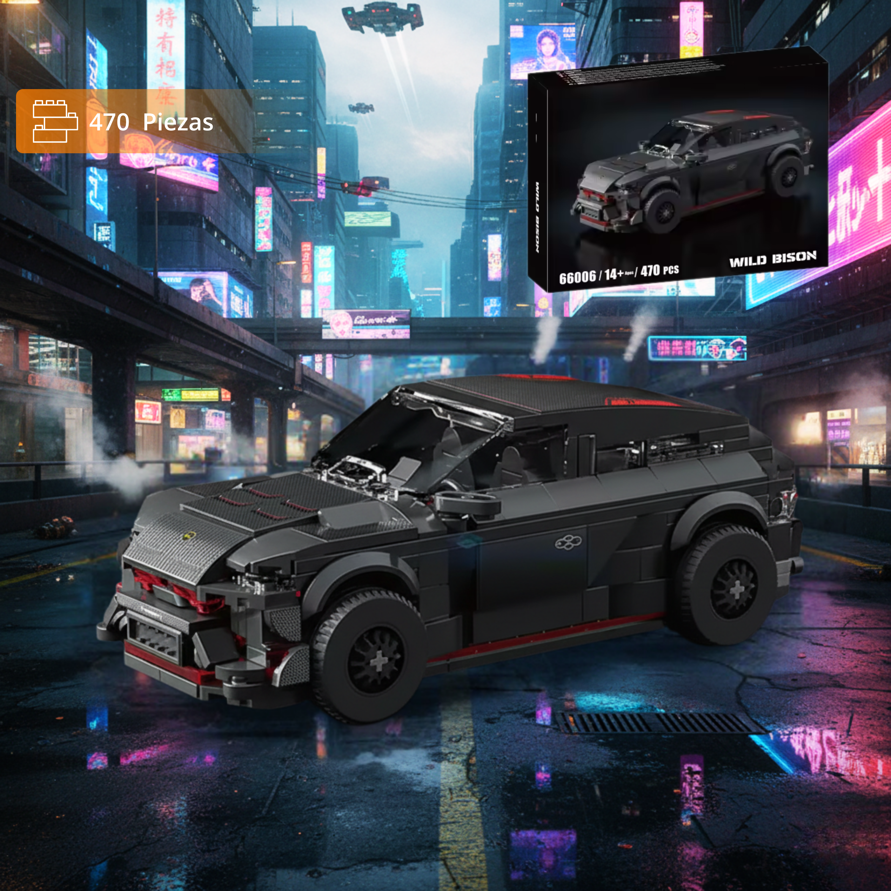 Xbert Wild Bison: El SUV Urbano Todoterreno (470 pzas)