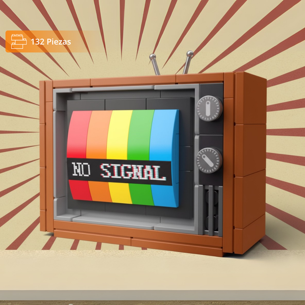 Retro TV Decorativa (133 pzas)