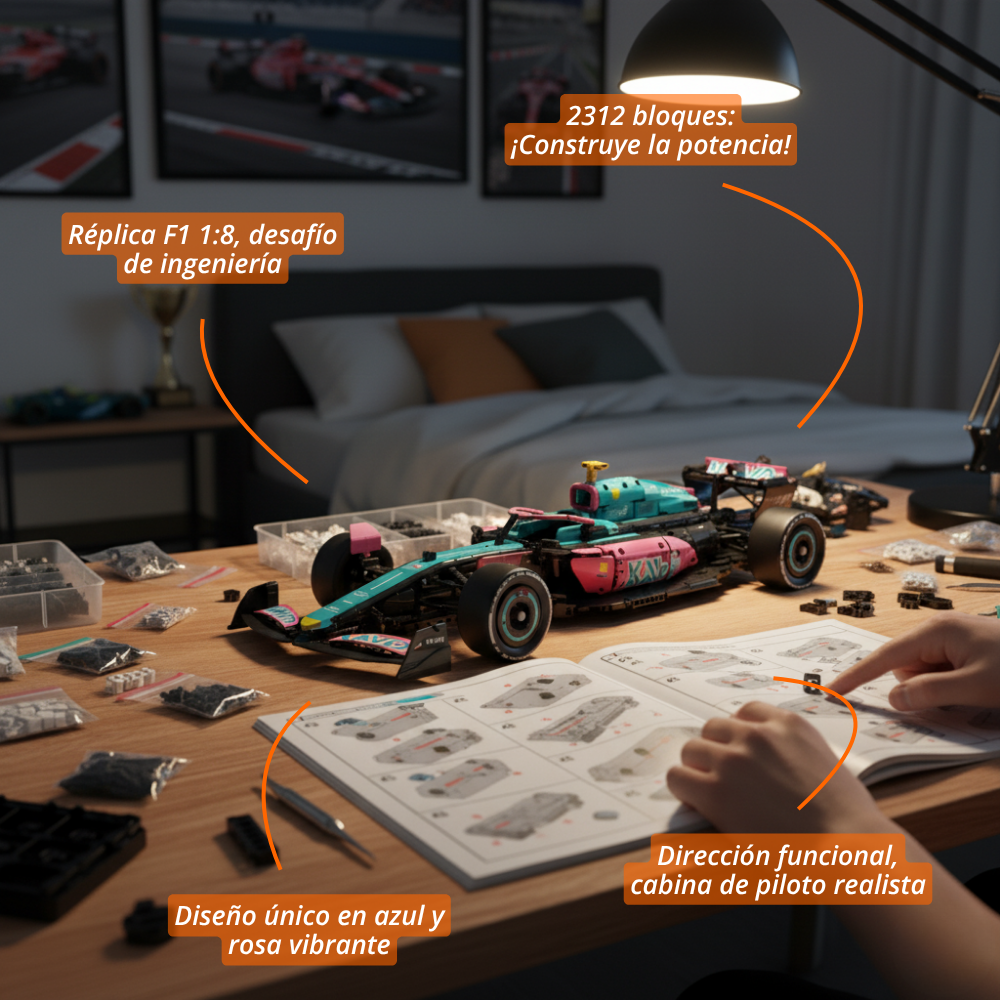 F1 Alpine Escala 1:8 (2312 pzas)