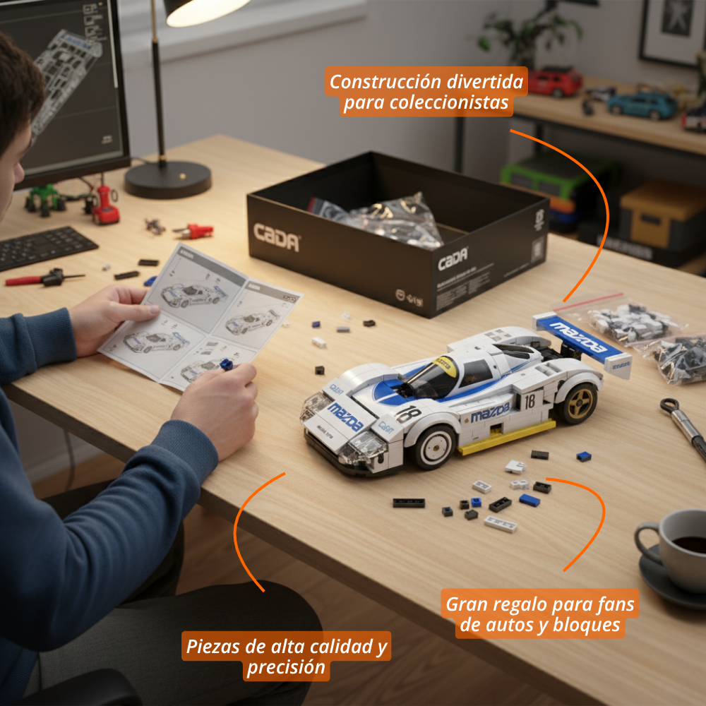 CADA Mazda 787B: Kit de Colección Escala 1:24 (242 pzas)