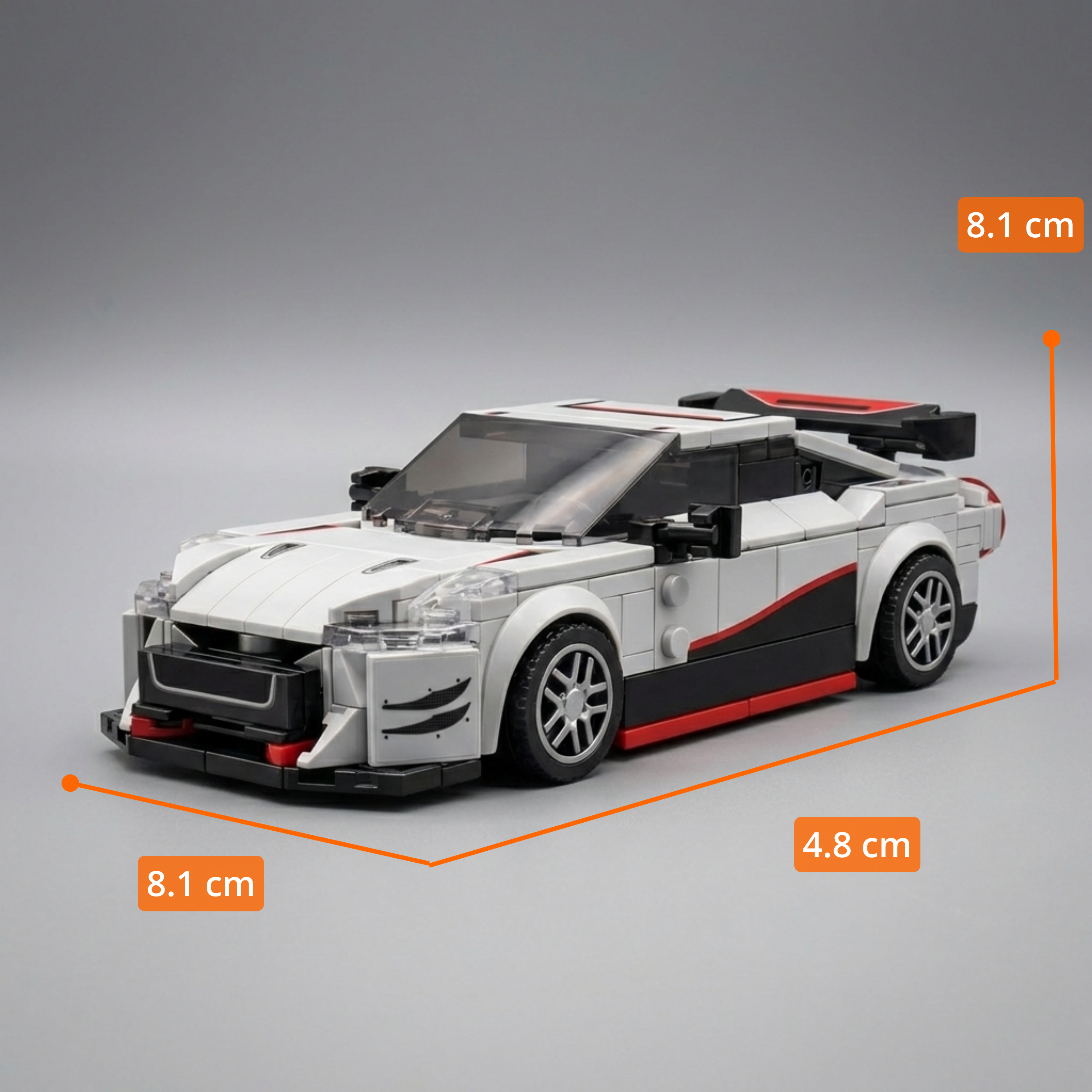 TYCOLE Deportivo Blanco con vitrina acrílica (317 pzas)