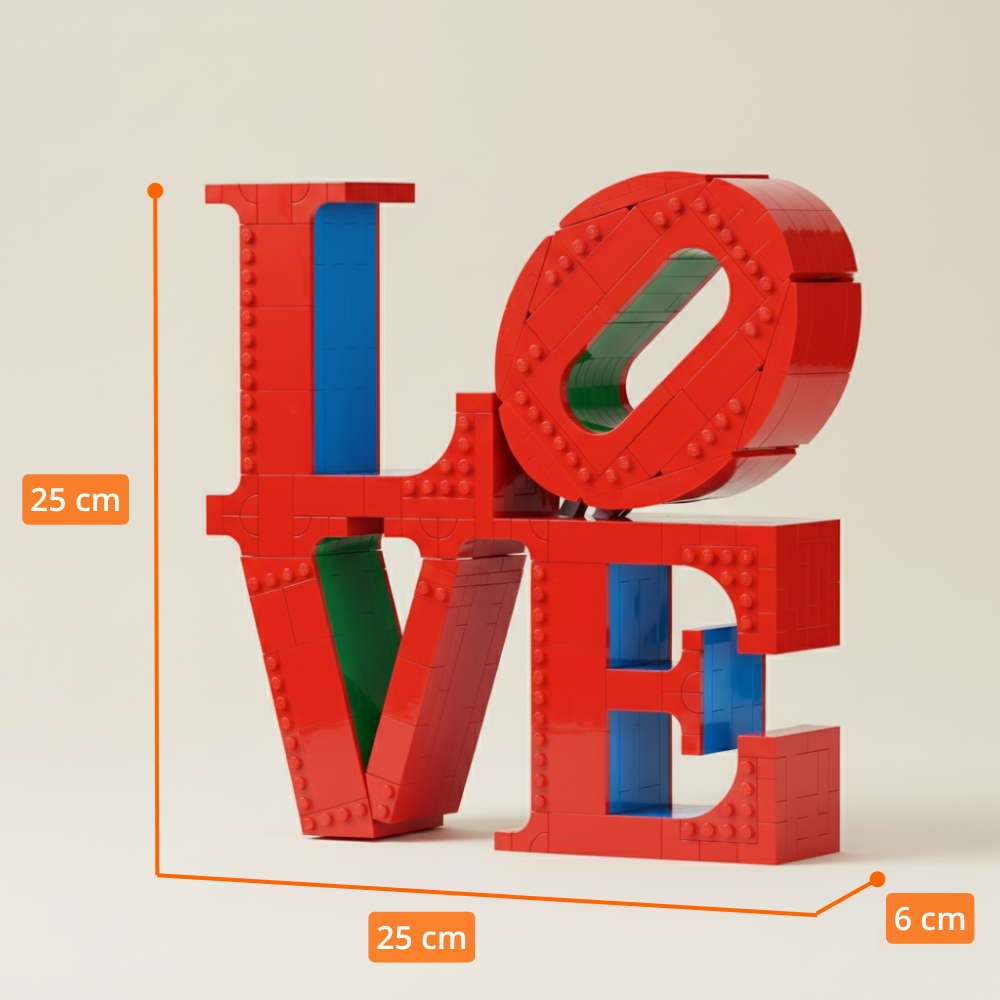 Set de construcción Amor al Arte (791 pzas)