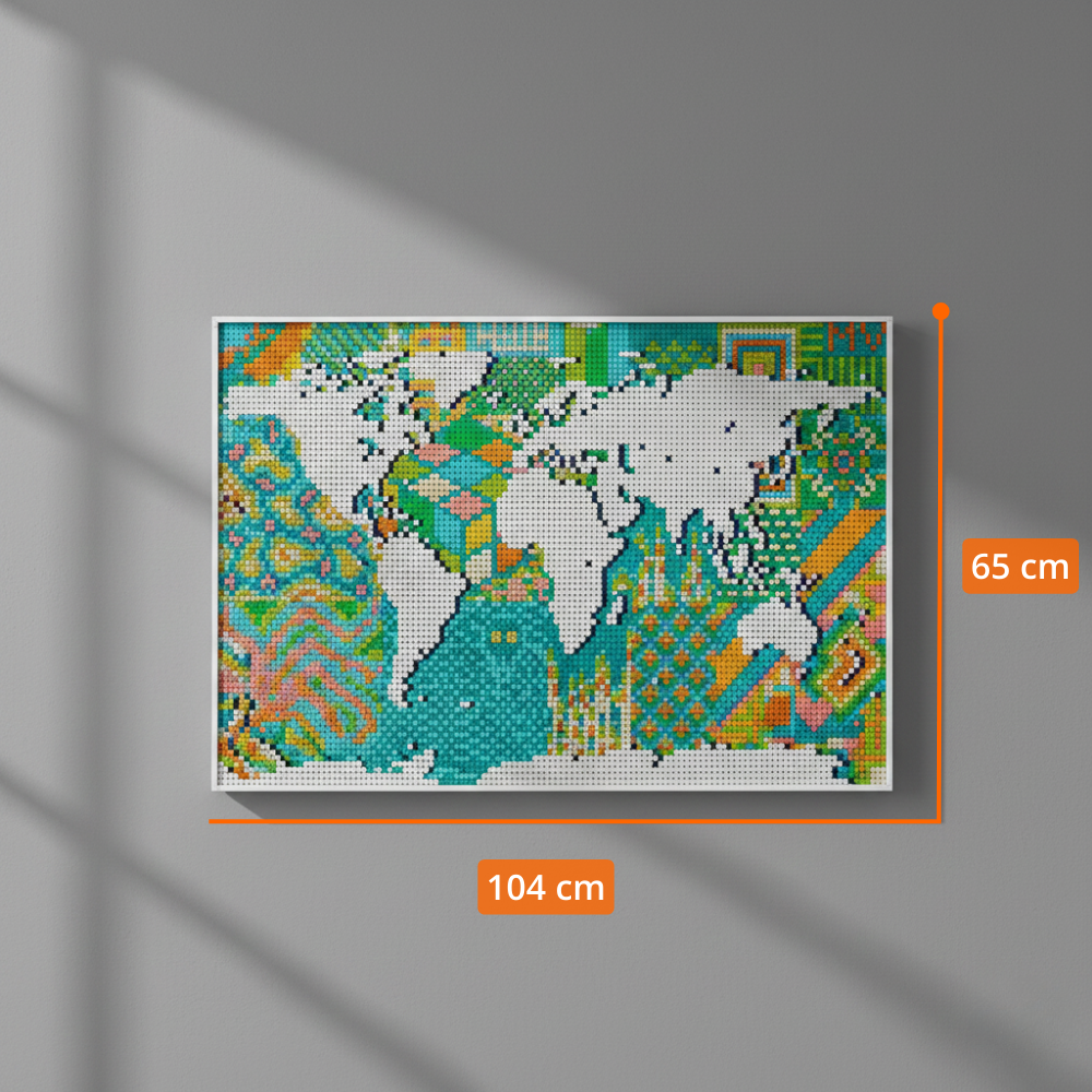 Mapamundi Set de Construcción (11695 Piezas)