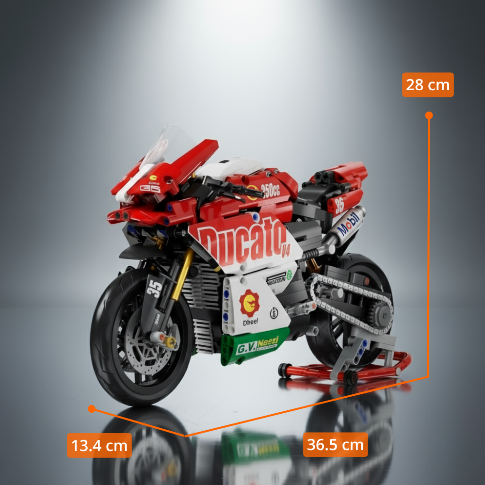 Moto Racer Ducato V4 1:10 (883 pzas)