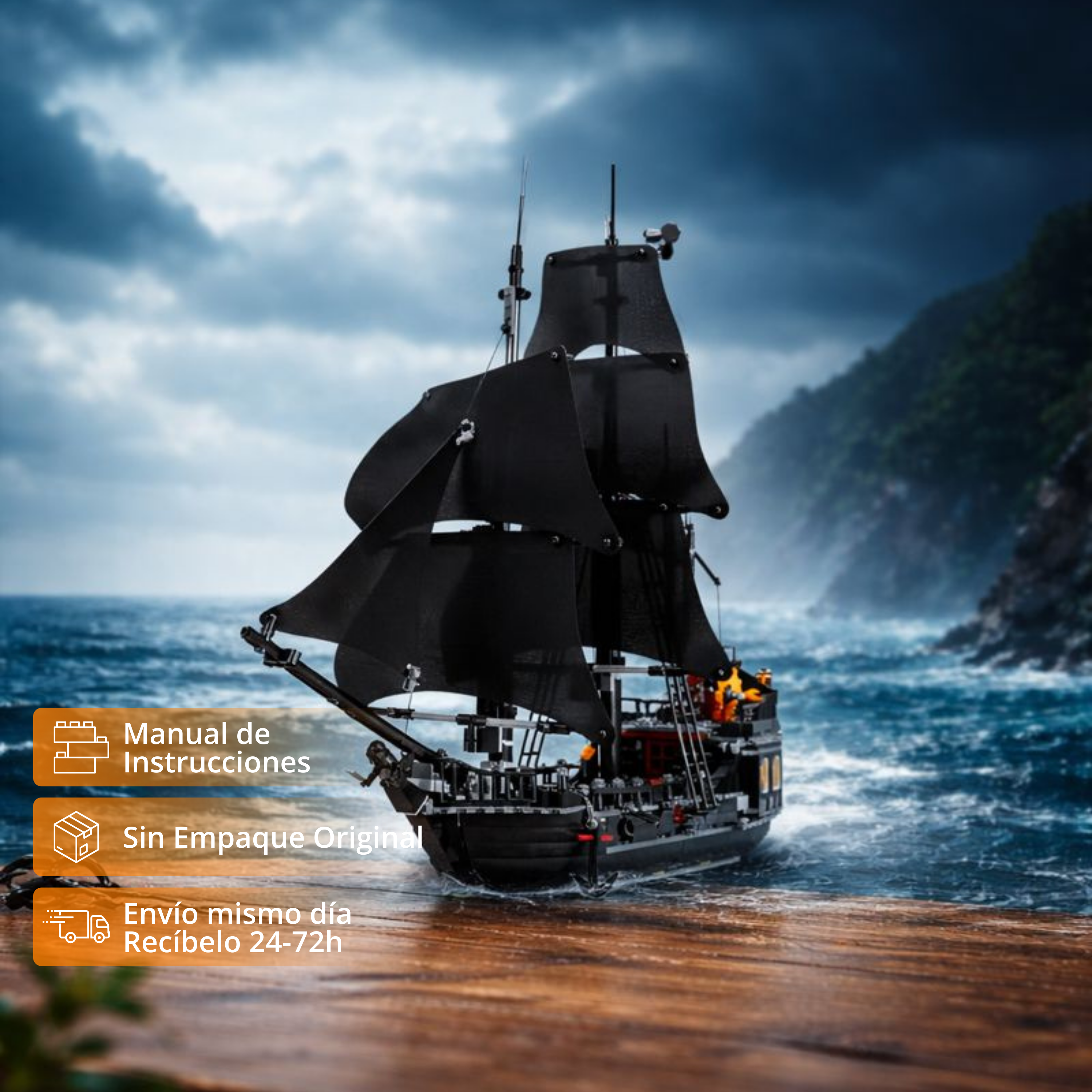 Barco Perla Negra (804 pzas)