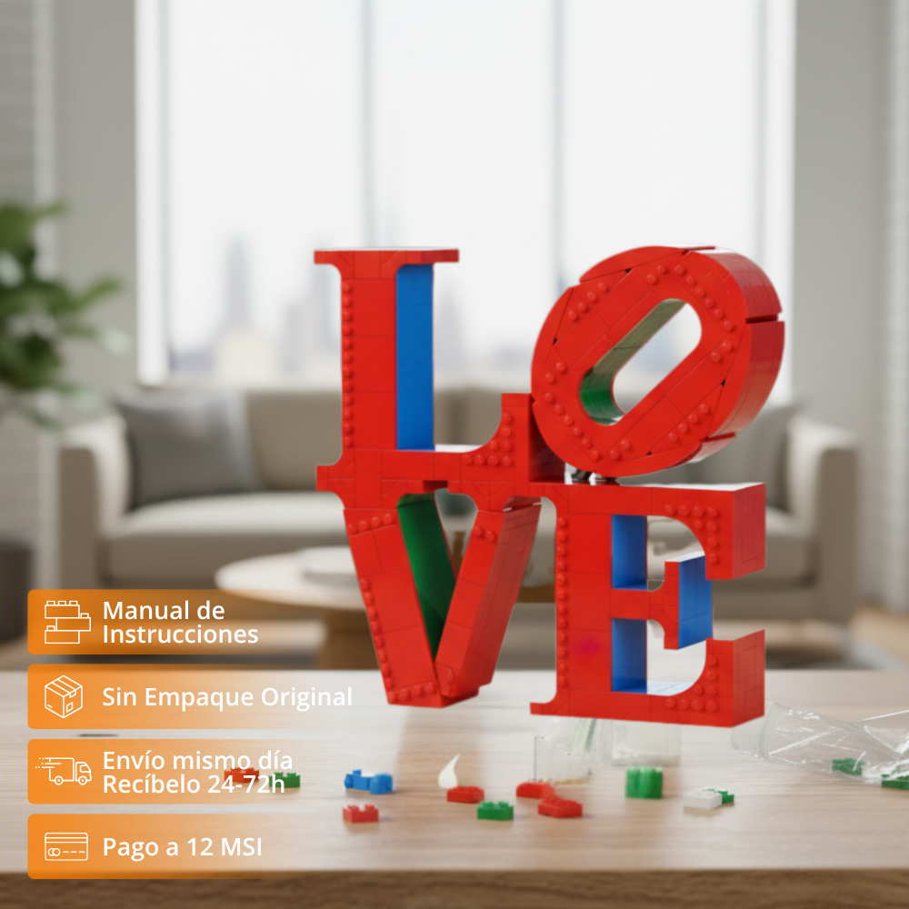 Set de construcción Amor al Arte (791 pzas)