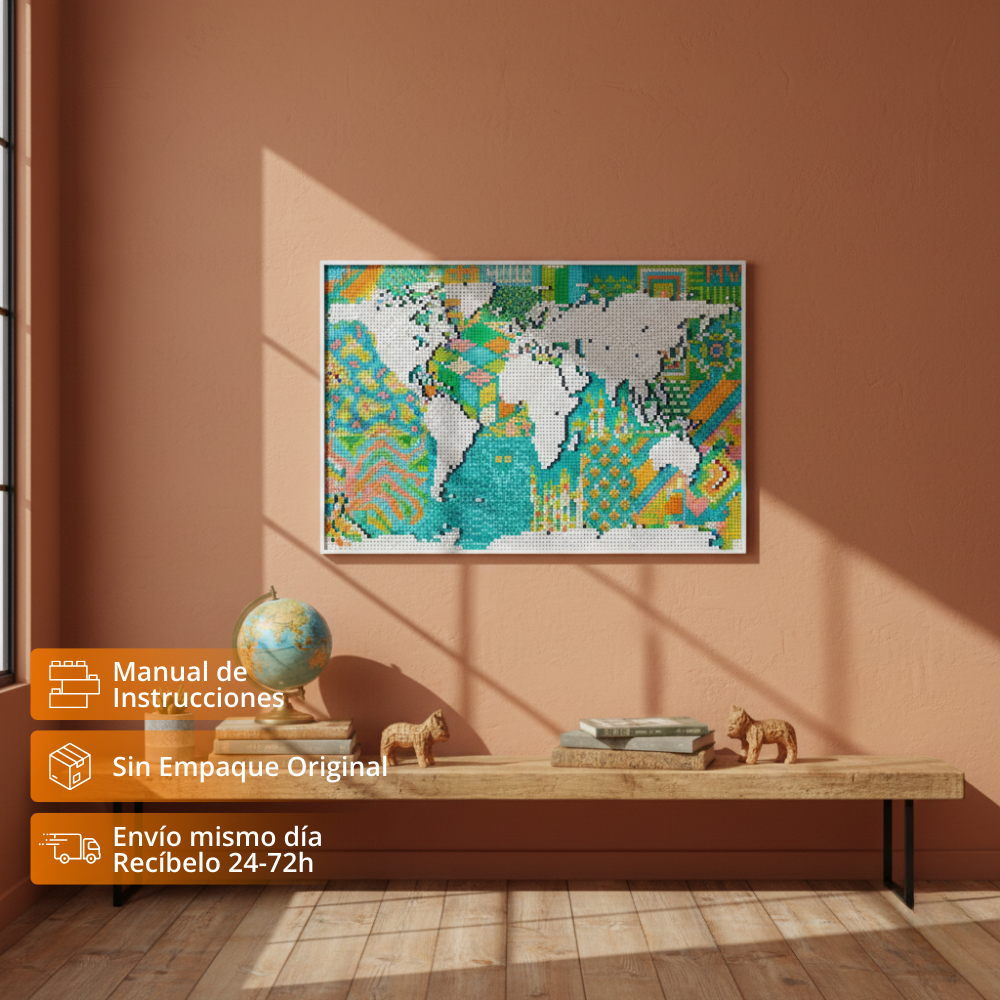 Mapamundi Set de Construcción (11695 Piezas)