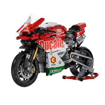 Moto Racer Ducato V4 1:10 (883 pzas) - imagen destacada 2