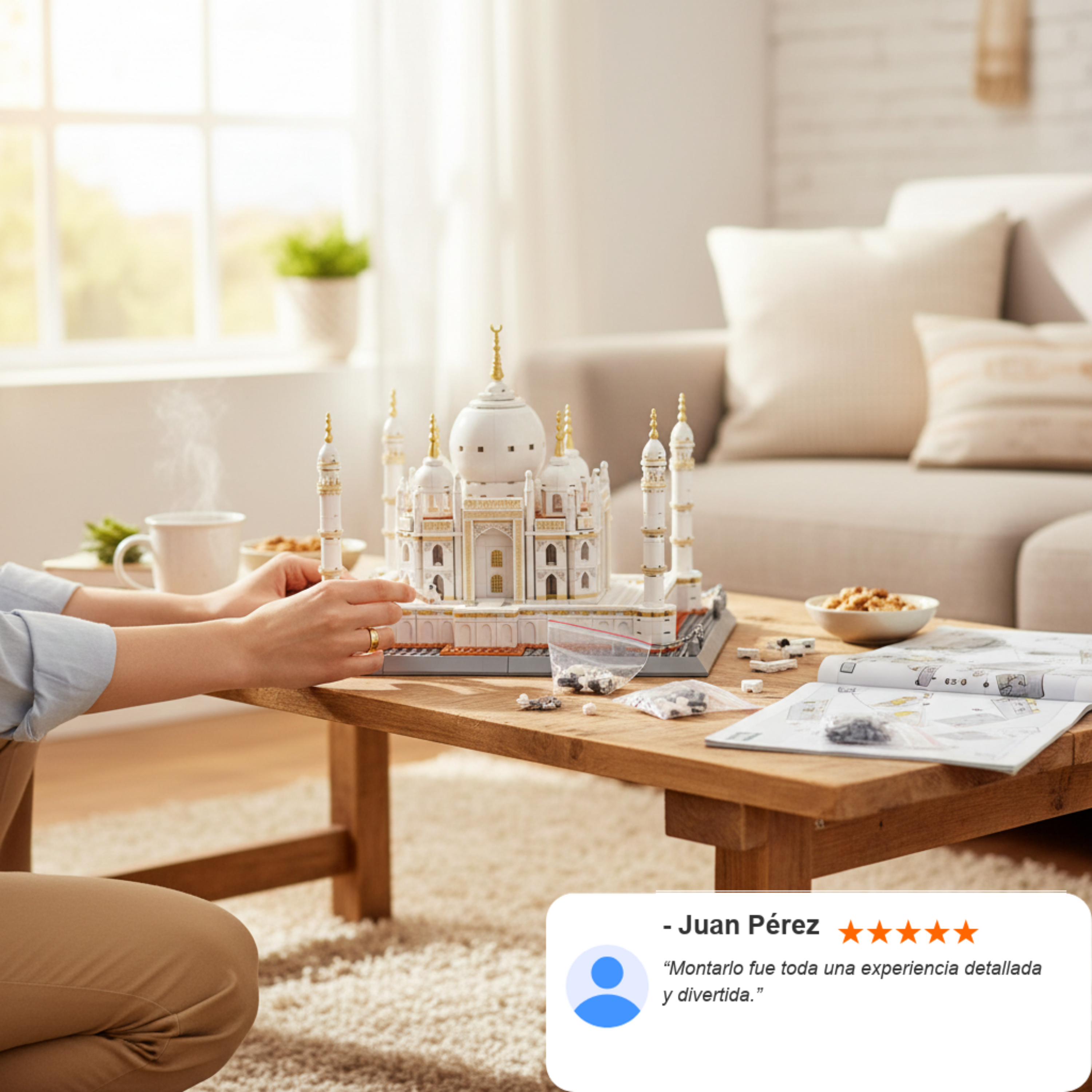 WANGE Taj Mahal: Set De Construcción (1113 pzas)