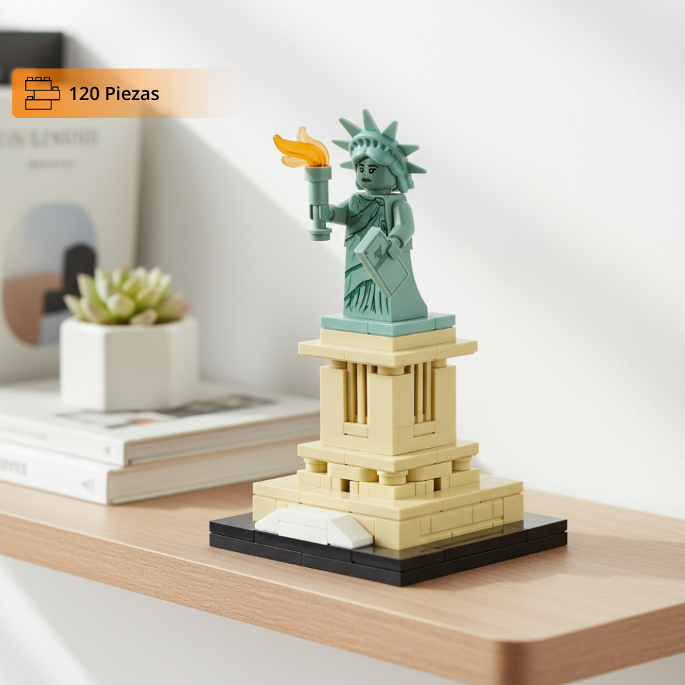 Mini Monumento Estatua de la Libertad (120 pzas)
