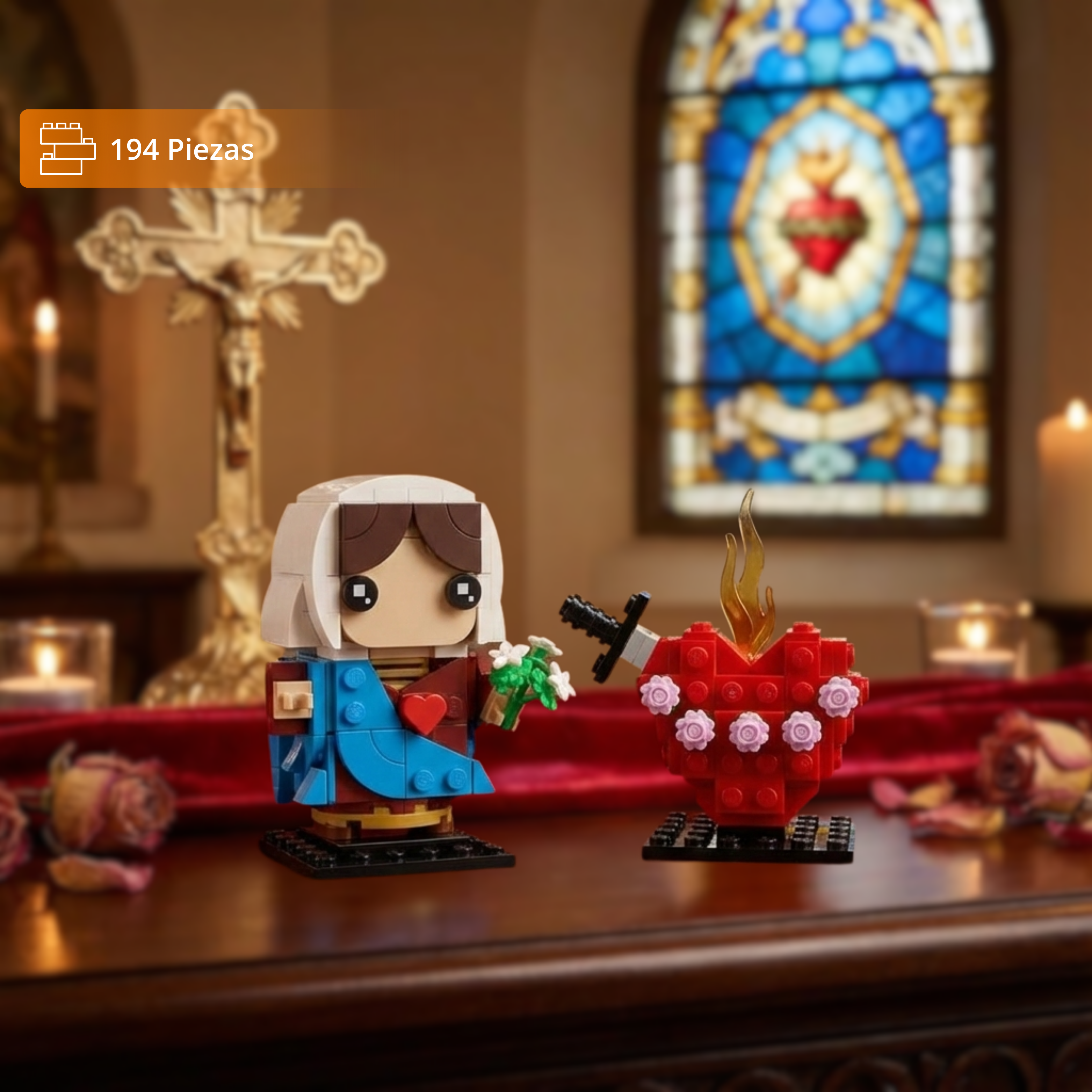 Ave María y el Inmaculado Corazón (194 pzas)