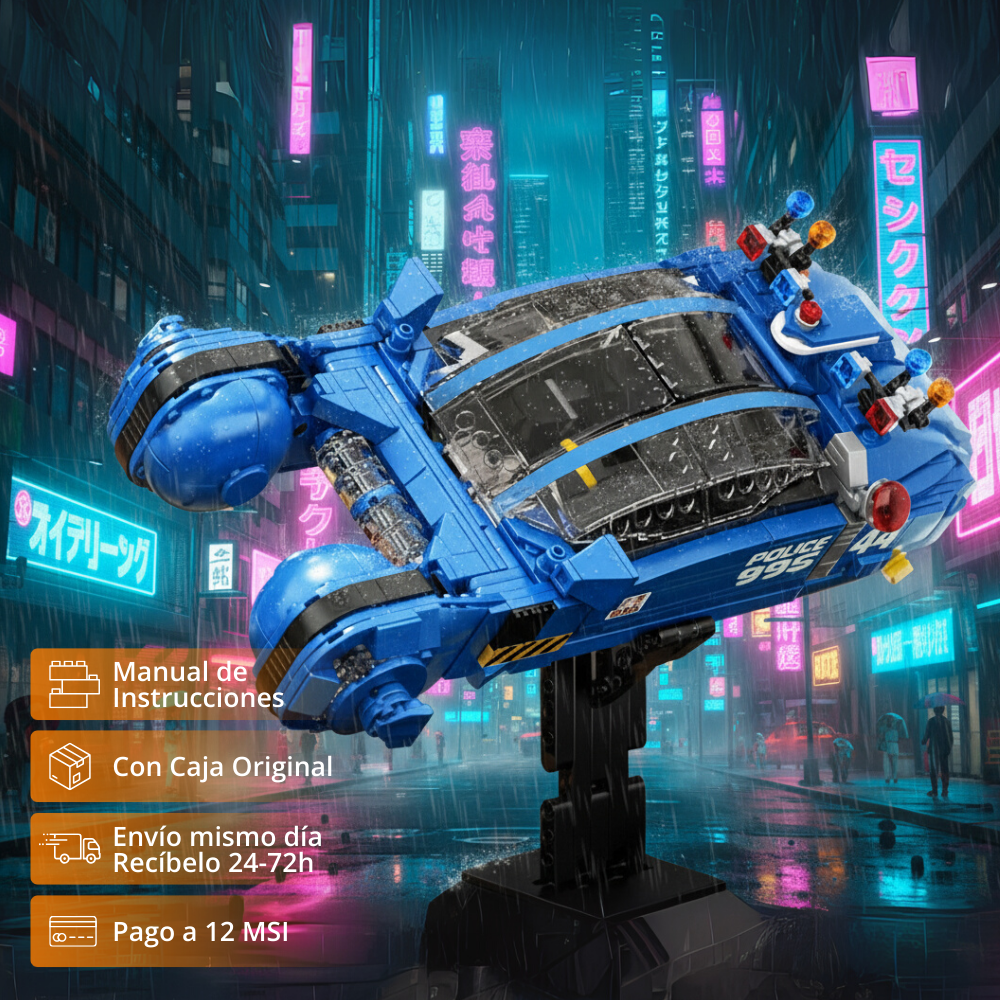 Patrulla Antigravedad Cyberpunk (988 pzas)