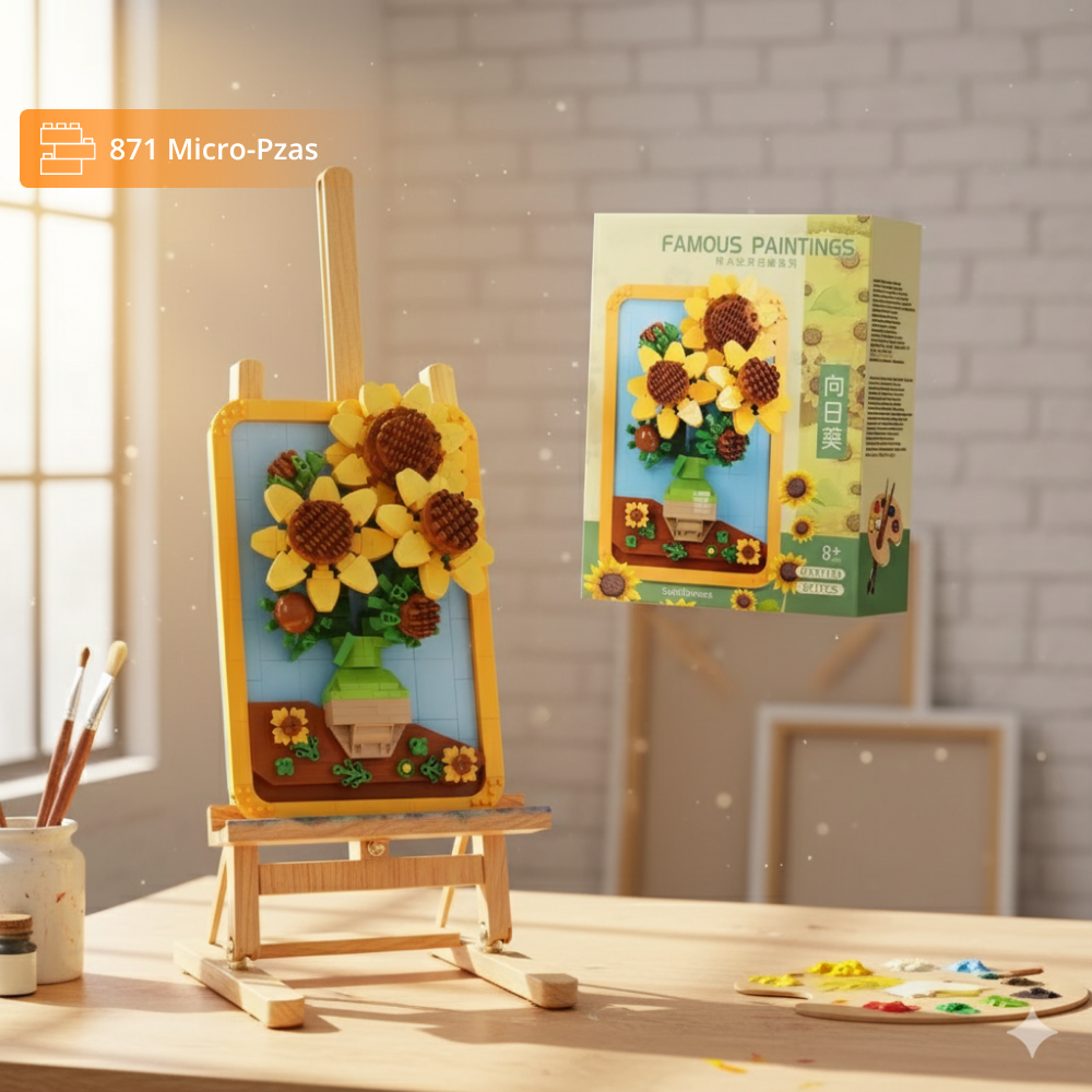 Lienzo de Girasoles (871 micro-pzas)