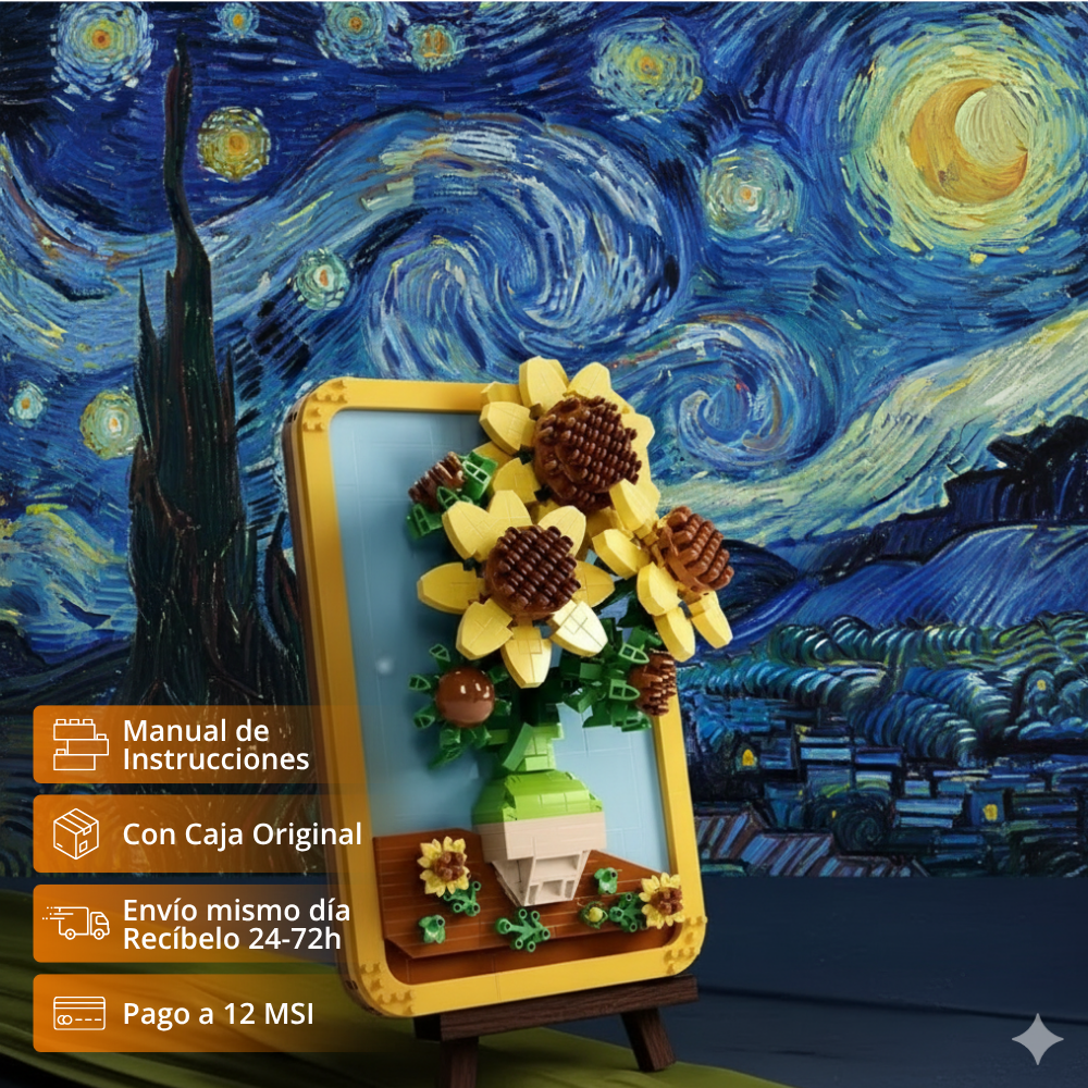 Lienzo de Girasoles (871 micro-pzas)