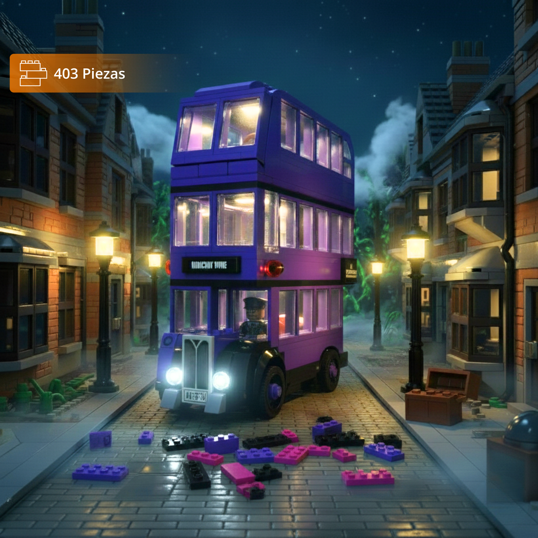 Autobus Nocturno Magico (403 Piezas)