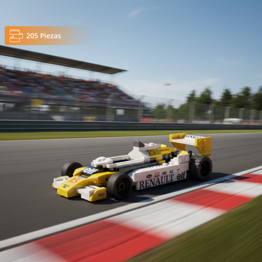 F1 Renault RS10 Mini: Kit de Colección (205 pzas)