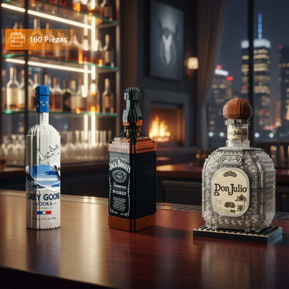 Botellas de Licor Armables (160 pzas)