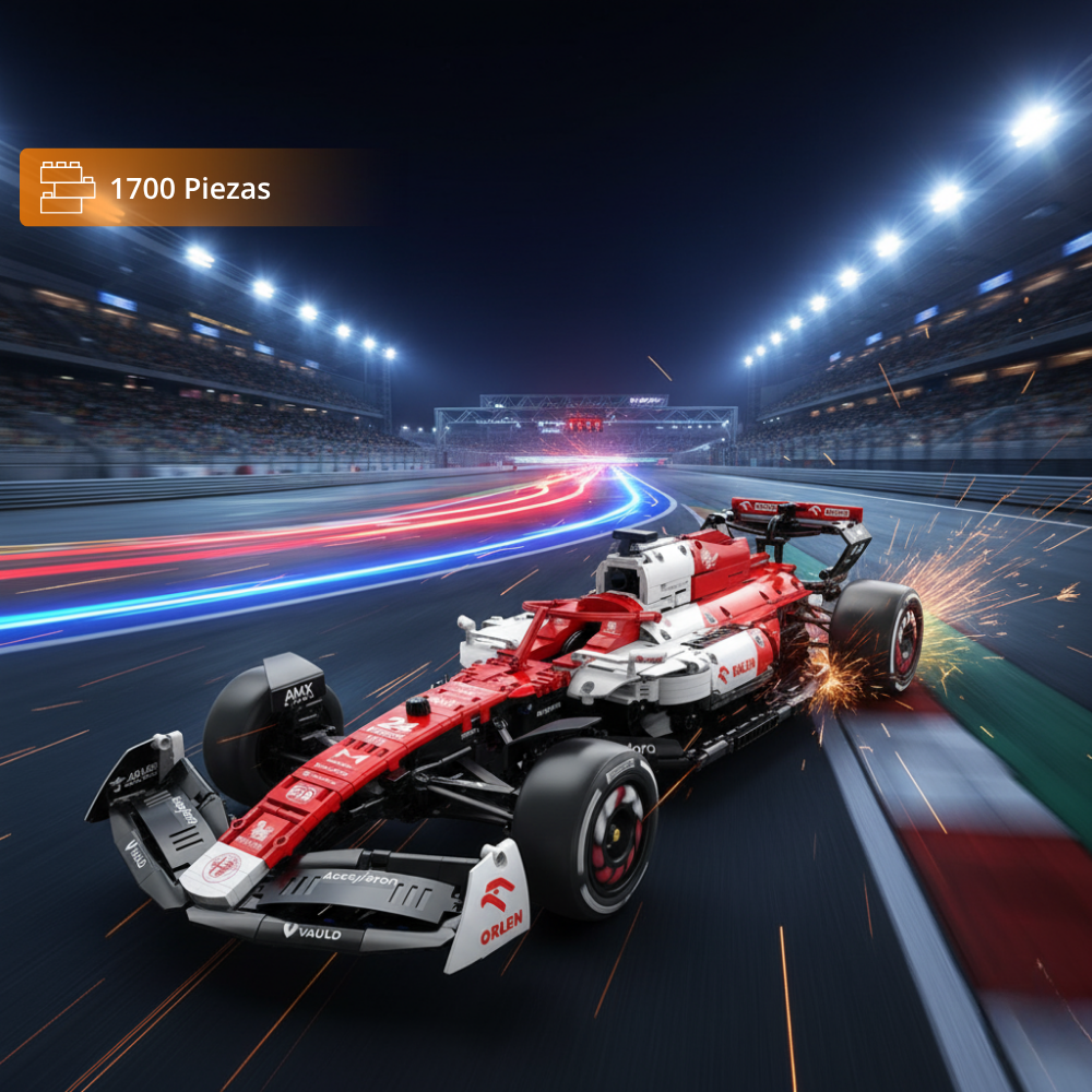 F1 Alfa Romeo: Kit de Colección Escala 1:8 (1700 pzas)