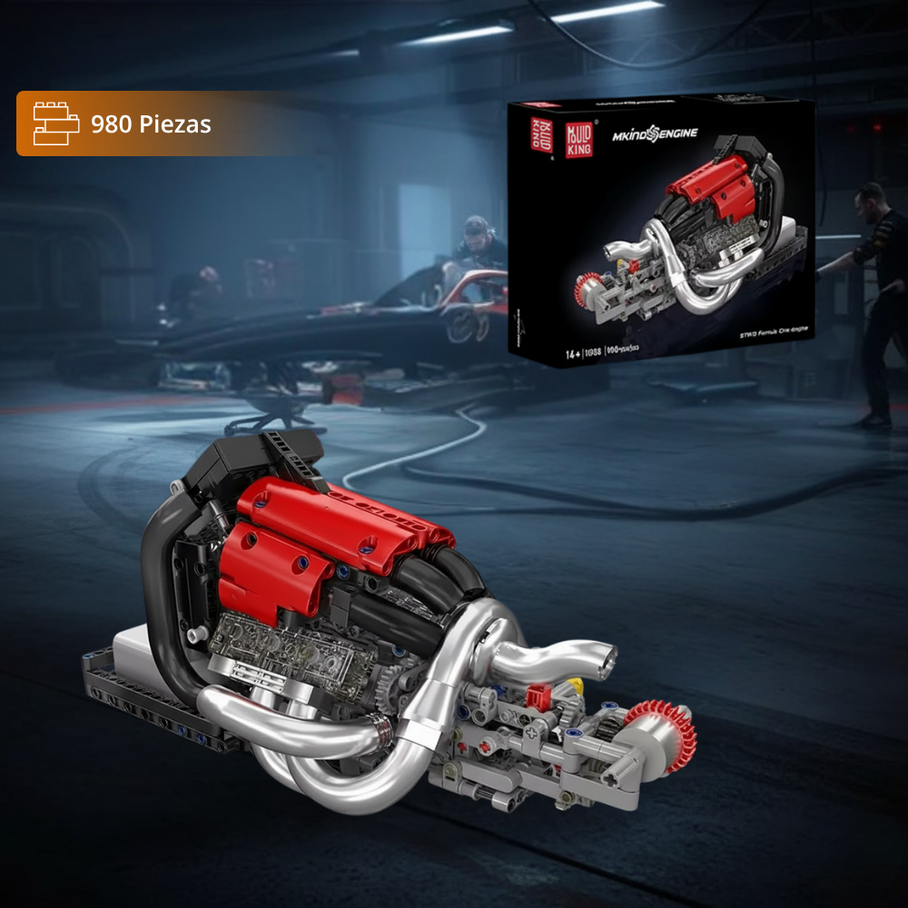 Motor F1 STR13 con batería y motor eléctrico (980 pzas)