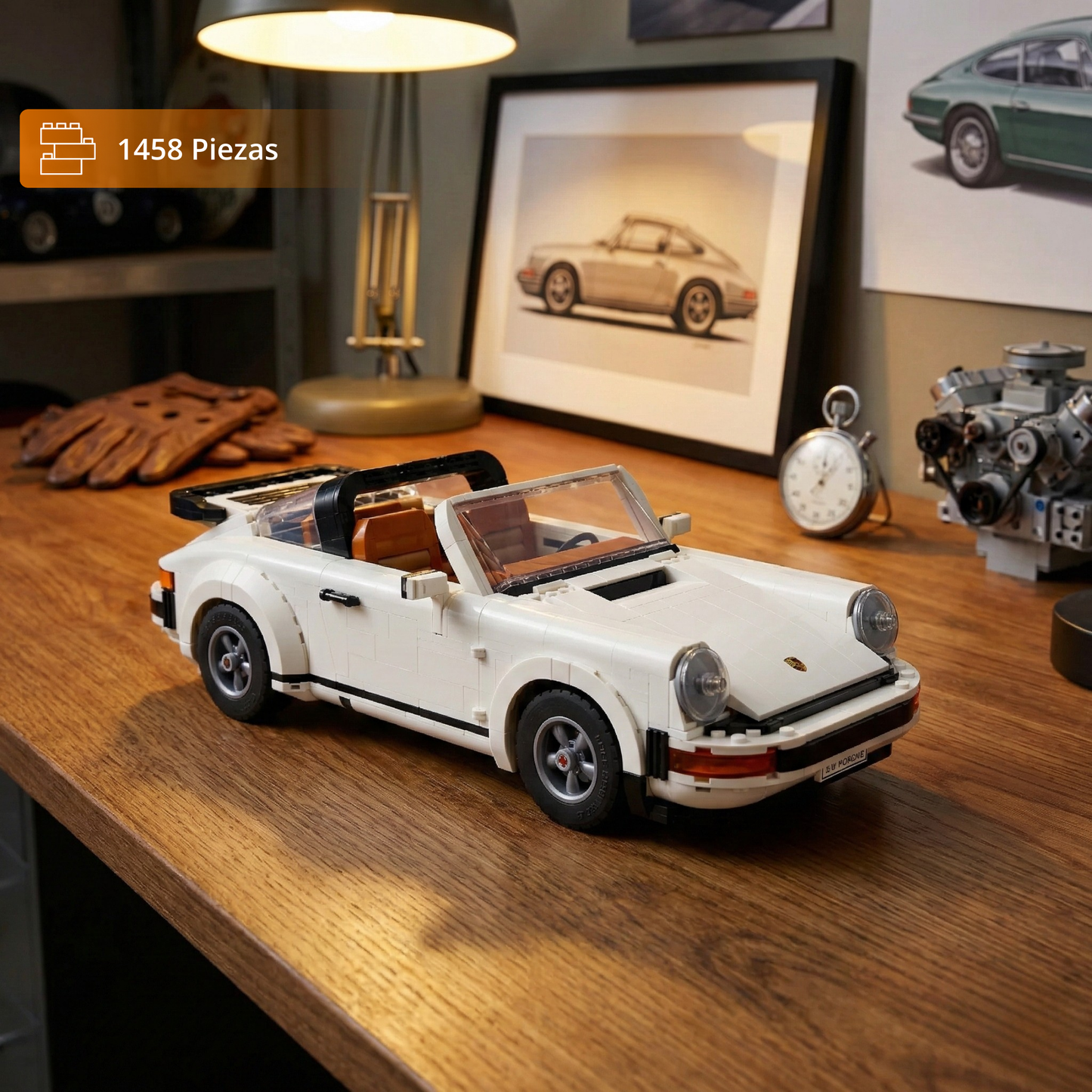 Porsche Targa: Clásico Deportivo  (1458 pzas)