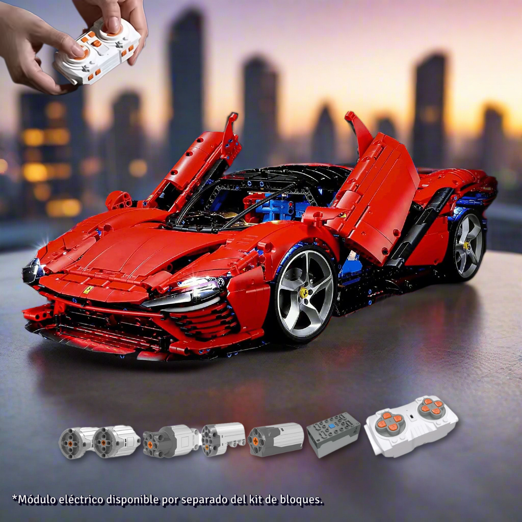 Daytona SP3: Hiperdeportivo Rojo Escala 1:8 (3778 pzas)