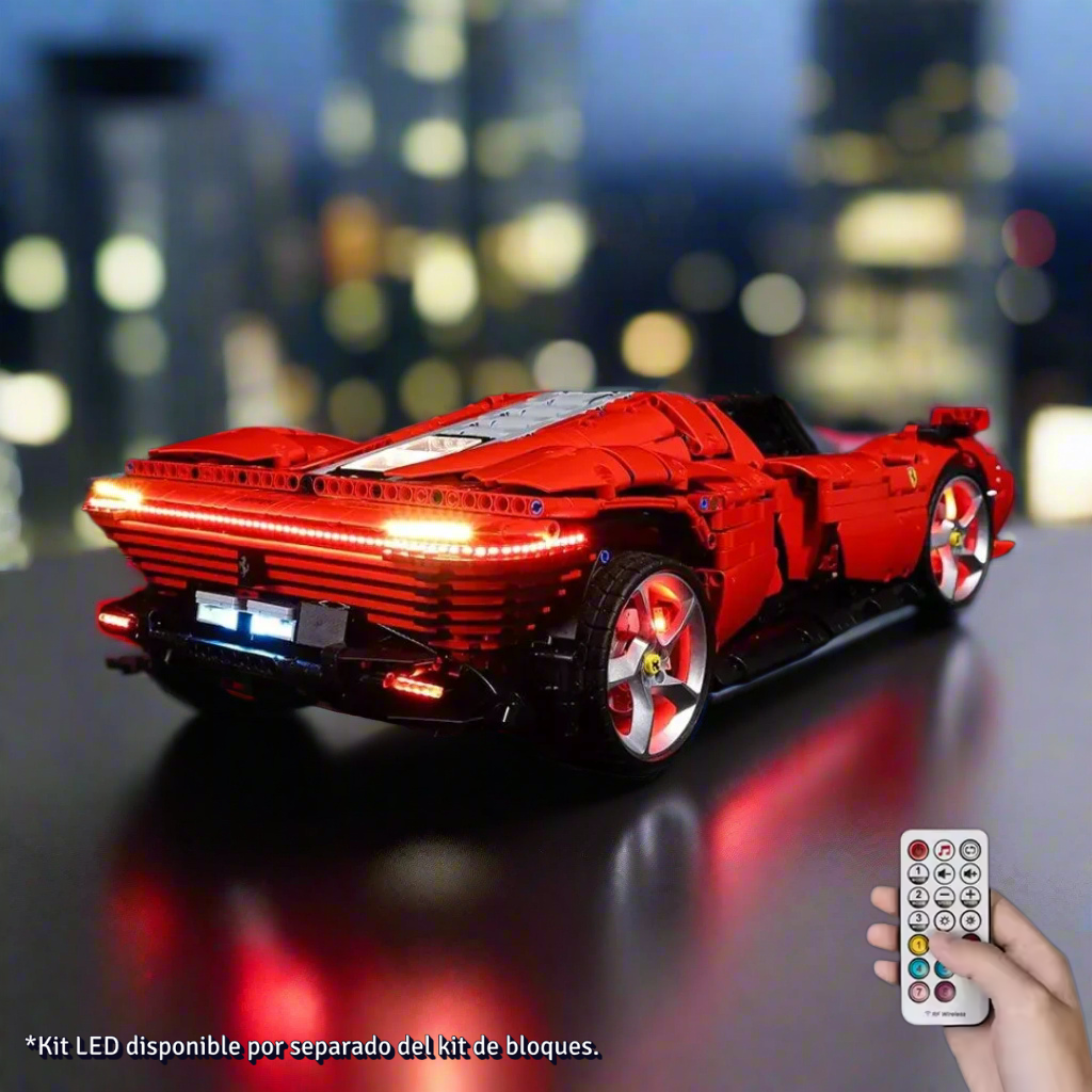 Daytona SP3: Hiperdeportivo Rojo Escala 1:8 (3778 pzas)