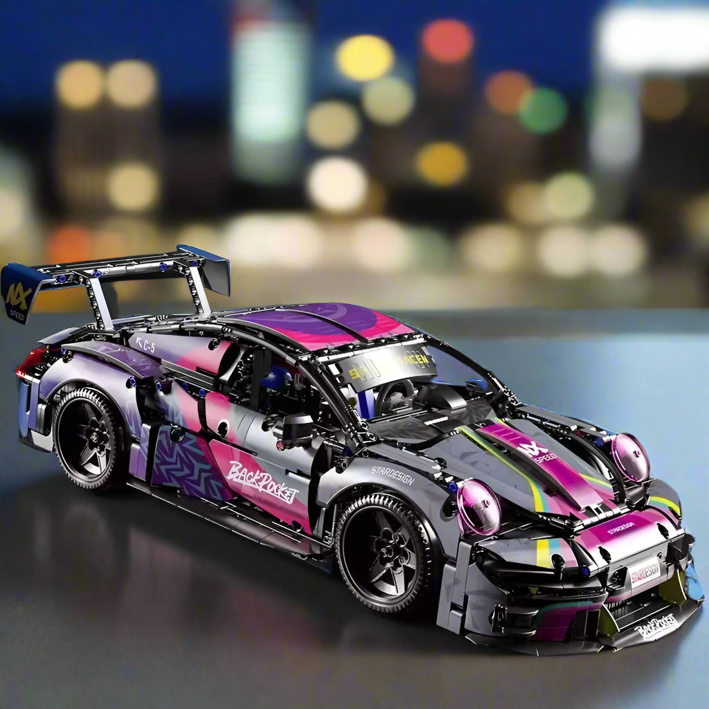 New 1611PCS Sports Car Building Blocks Toys Boys or Adults Kits,1:10 MOC Building Set Raceing Car Model,Cars for Boys Toy Gifts