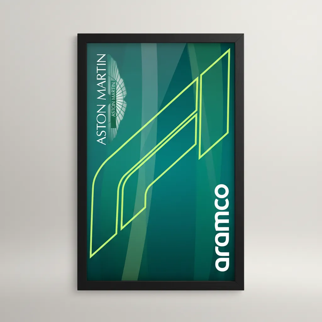 Exhibidor Para F1 Aston Martin AM24
