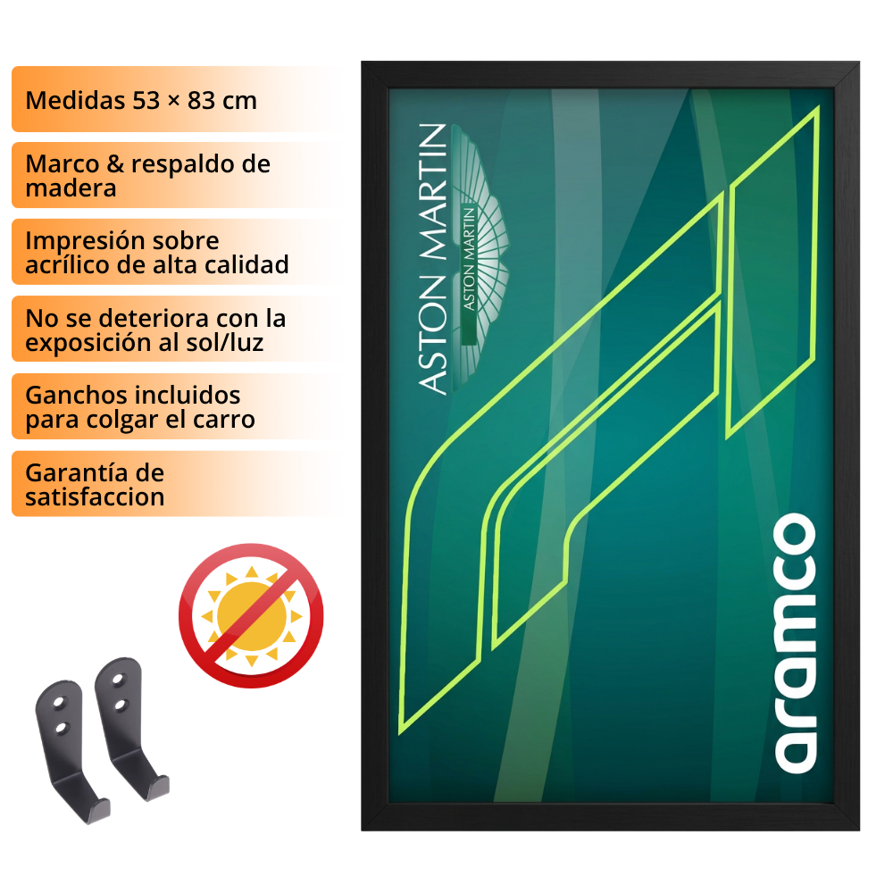 Exhibidor Para F1 Aston Martin AM24