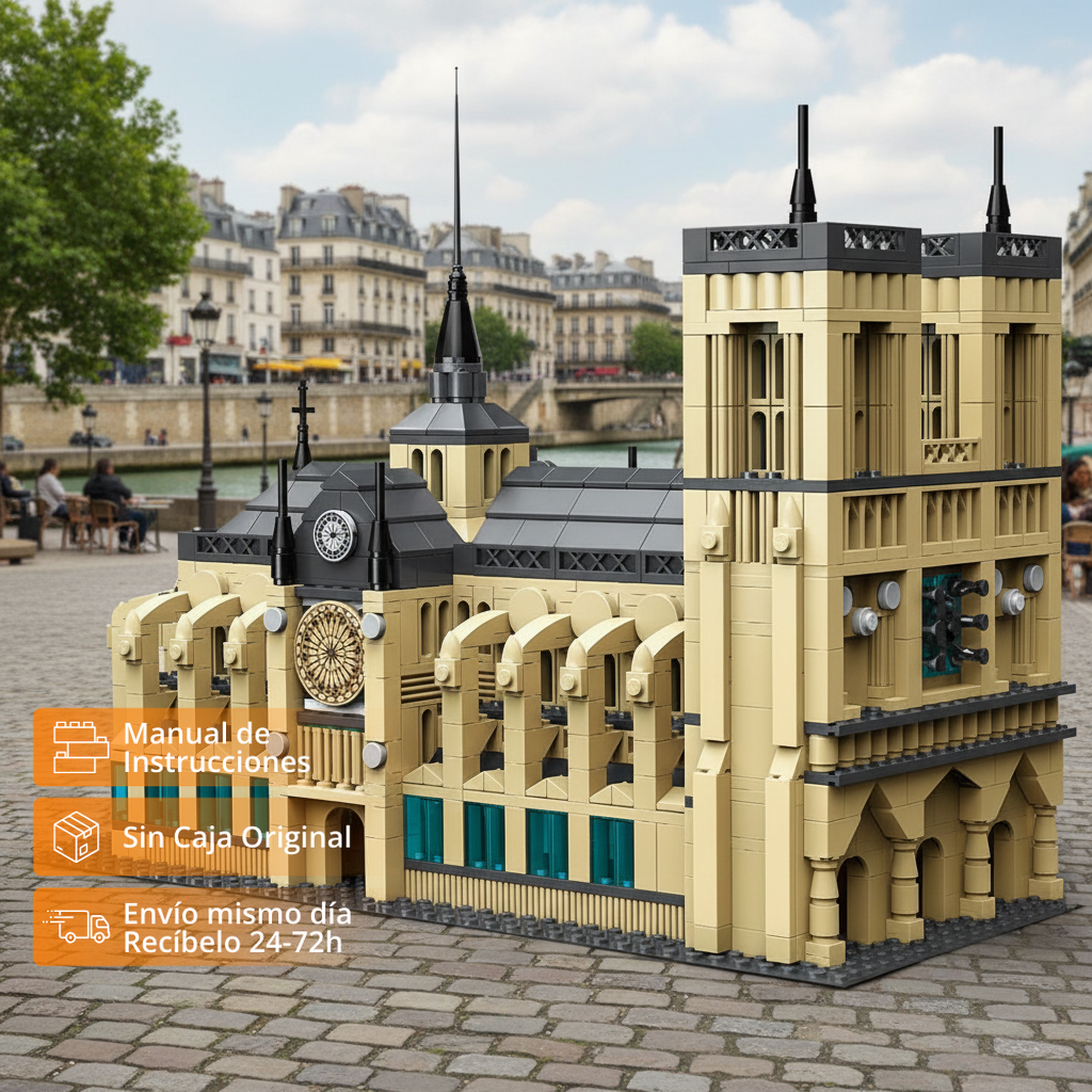 WANGE Catedral de Notre Dame de París: Set de Construcción  (1380 pzas)