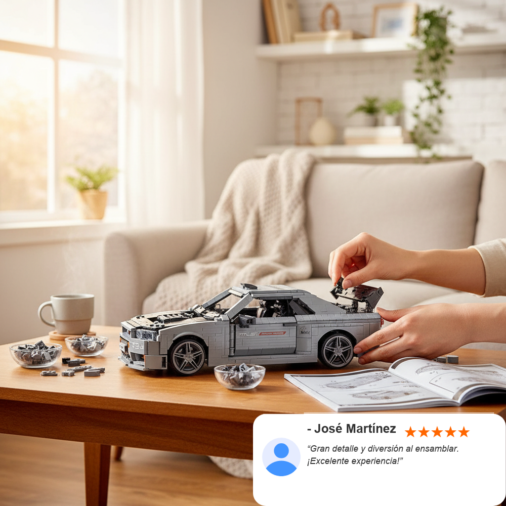 Mould King Skyline GTR R34: Kit de Colección (1471 pzas)